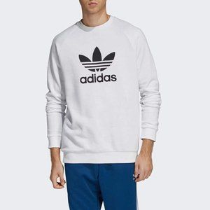 adidas Originals Men's Trefoil Warm-Up Crew -Small